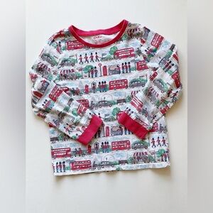 Cath Kids London Print Pajama Top Size 9-10 Years
